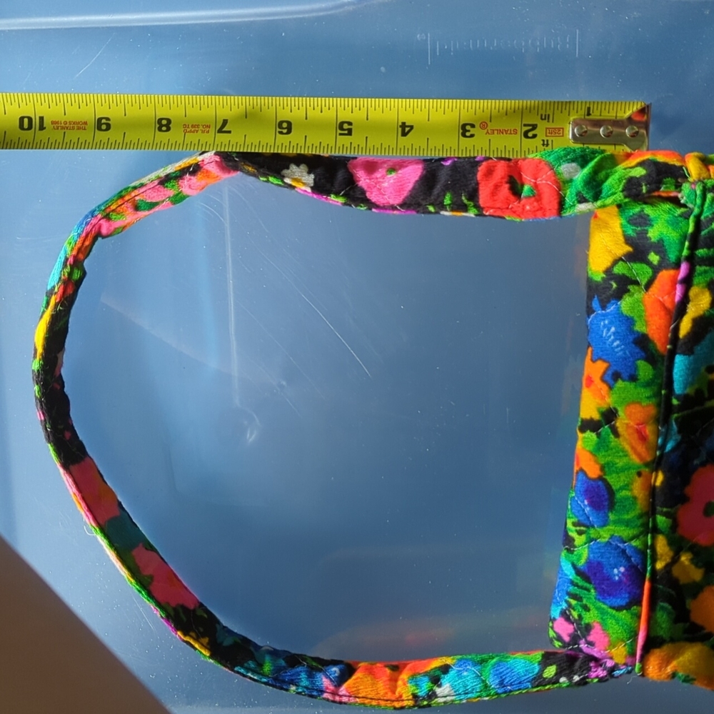 Floral quilt purse - Picture 5 of 7